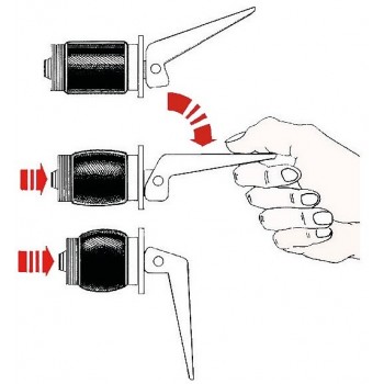  Tappo espansione ottone cromato 34 mm